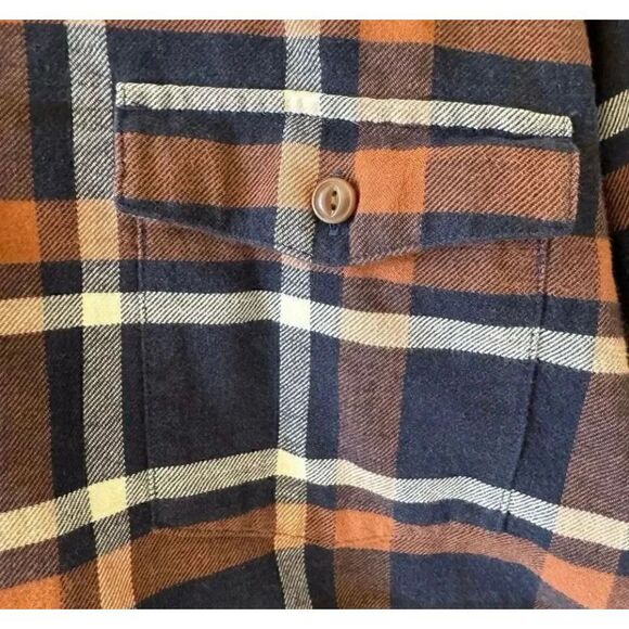 Patagonia Men's Lightweight Fjord Flannel Shirt Organic Cotton Soft Cozy SZ XXL - Picture 9 of 13